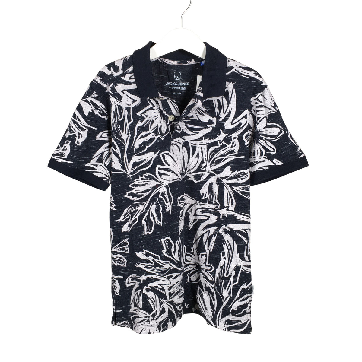 Poikien Jack & Jones - T-paita, koko 140 - 146 - Sininen (1)