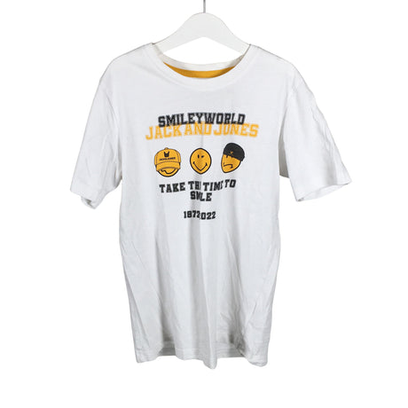 Poikien Jack & Jones - T-paita, koko 146 - 152 - Valkoinen ()