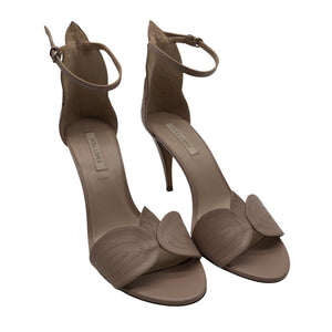 Naisten Pura López - Korolliset sandaalit, koko 40 - Beige (2)
