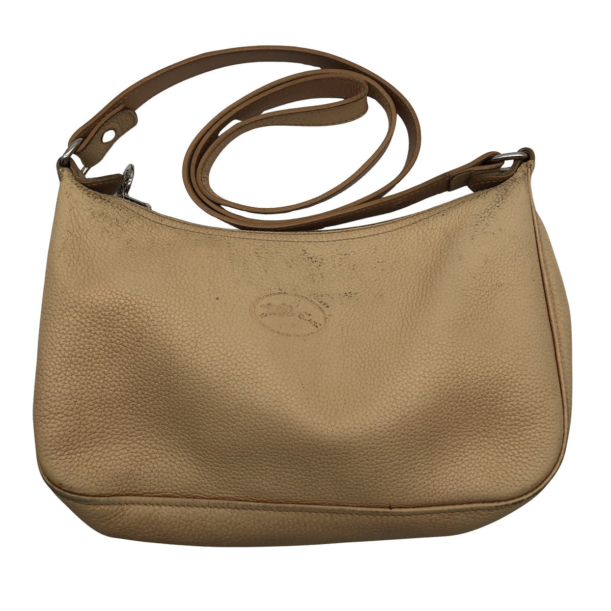 Naisten Longchamp - Olkalaukku, koko Midi - Beige (1)