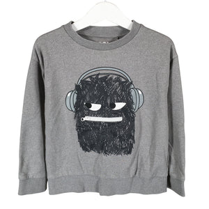 Unisex Bogi - Collegepaita, koko 116 - 122 - Harmaa (1)