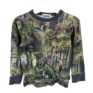Unisex Molo Kids - Trikoopaita, koko 110 - 116 - Vihreä (1)