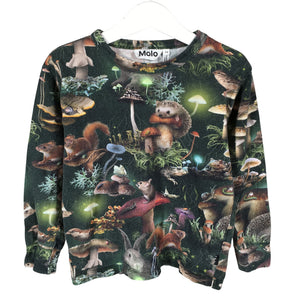 Unisex Molo Kids - Trikoopaita, koko 110 - 116 - Vihreä (1)