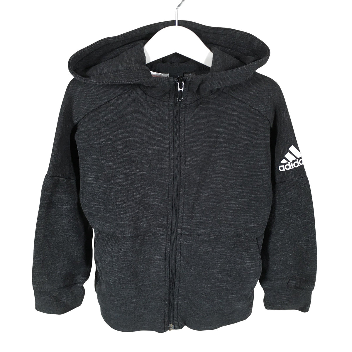 Unisex Adidas - Huppari, koko 110 - 116 - Harmaa (1)