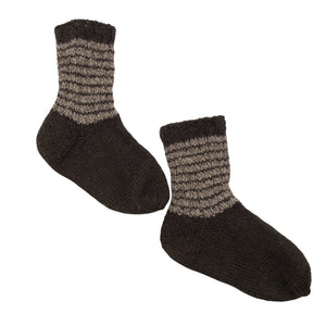 Unisex Handmade - Villasukat, koko 32 - Ruskea (1)