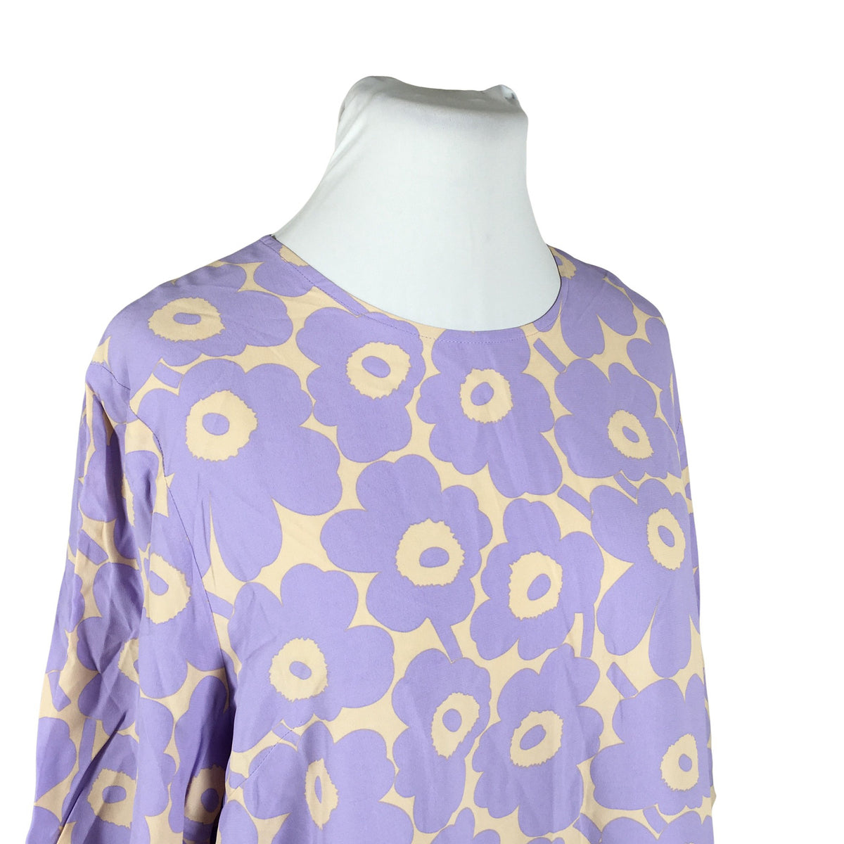 Naisten Marimekko - Sifonkimekko, koko 46 - Violetti (3)