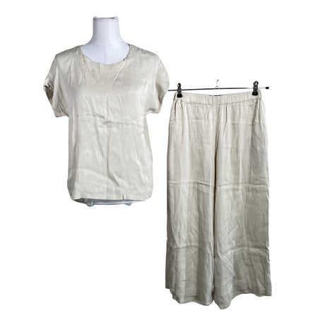 Naisten feelK - Lyhythihainen pusero, koko 38 - Beige ()