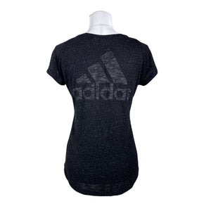 Naisten Adidas - T-paita, koko 38 - Musta (2)