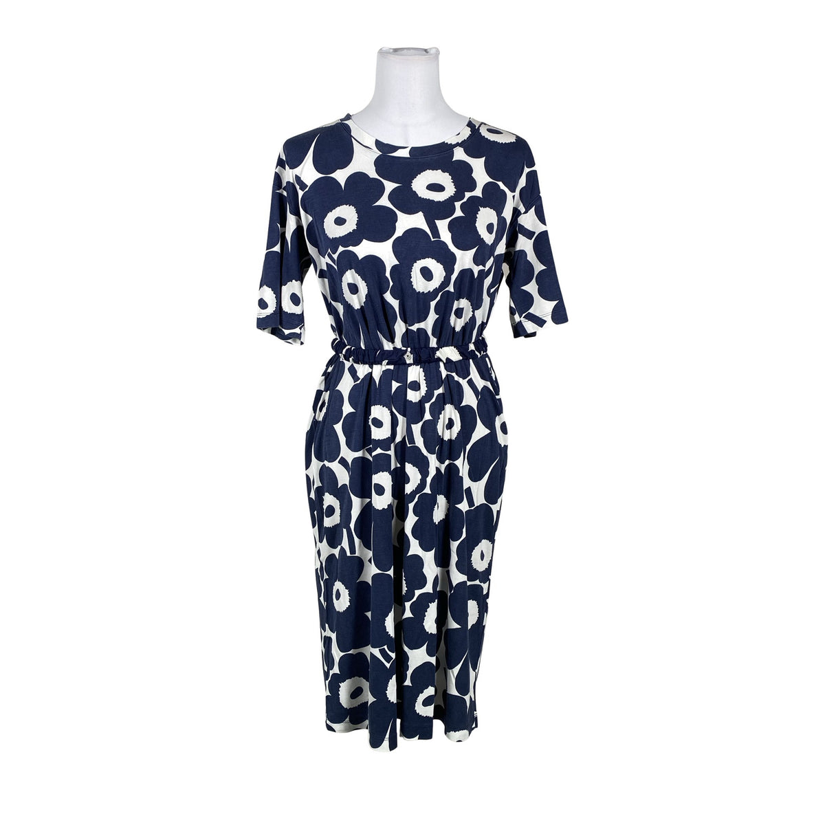 Naisten Marimekko - Trikoomekko, koko 34 - Sininen (1)