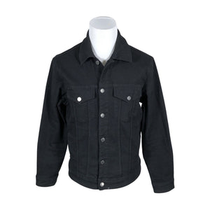 Miesten Cotton & Silk - Farkkutakki, koko XL - Musta (1)
