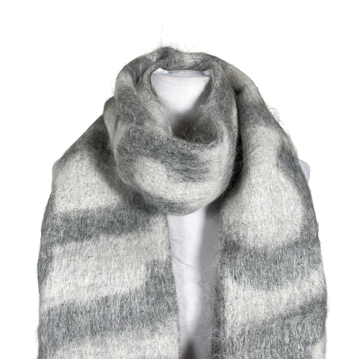 Naisten Acne Studios - Huivi, koko Midi - Harmaa (2)
