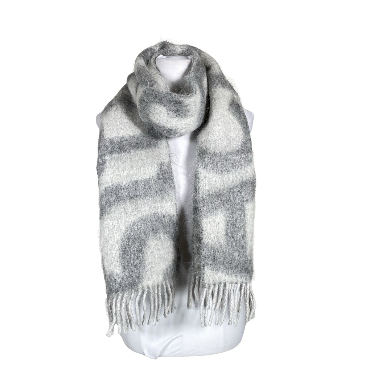 Naisten Acne Studios - Huivi, koko Midi - Harmaa (1)