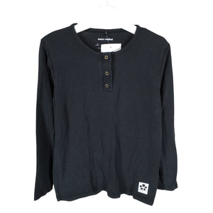 Unisex Mini Rodini - Trikoopaita, koko 128 - 134 - Musta (1)