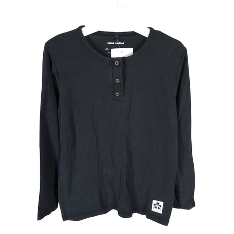 Unisex Mini Rodini - Trikoopaita, koko 128 - 134 - Musta ()