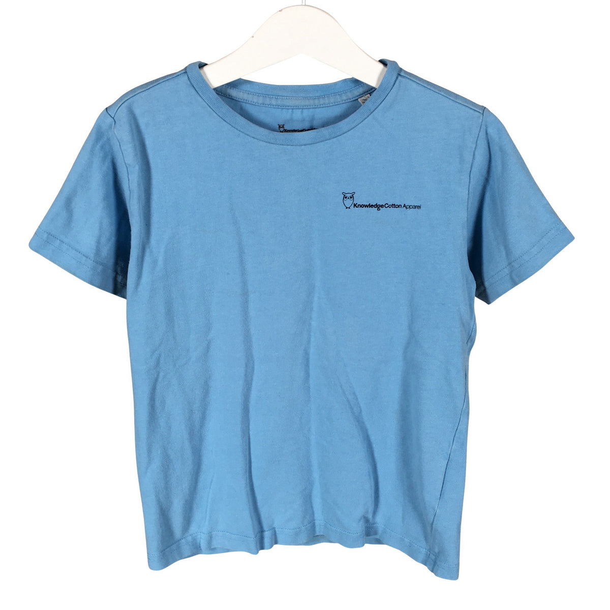 Unisex Knowledge Cotton Apparel - T-paita, koko 122 - 128 - Sininen (1)