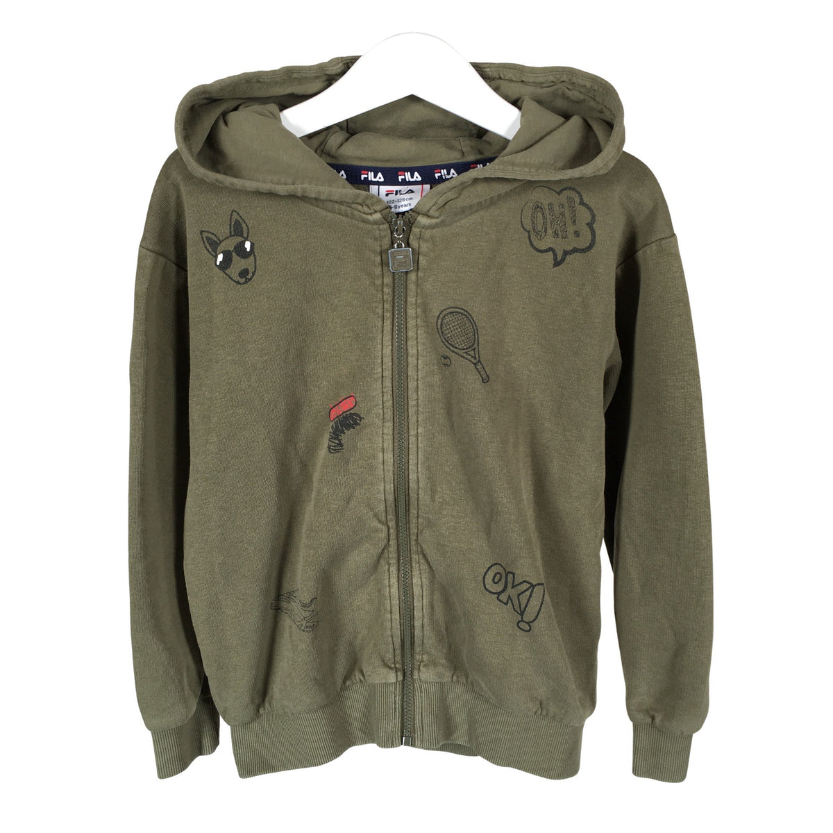Unisex Fila - Huppari, koko 122 - 128 - Vihreä (1)
