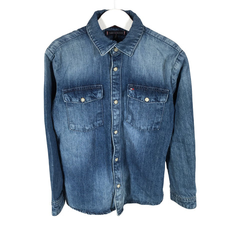 Unisex Tommy Hilfiger - Farkkupaita, koko 122 - 128 - Sininen ()