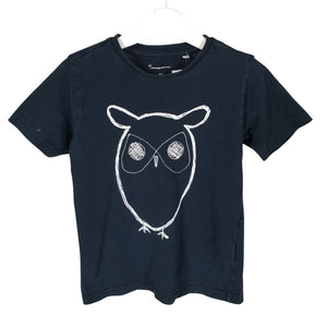 Unisex Knowledge Cotton Apparel - T-paita, koko 128 - 134 - Sininen (1)