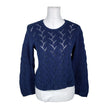 Naisten Handmade - Neulepaita, koko 38 - Sininen ()
