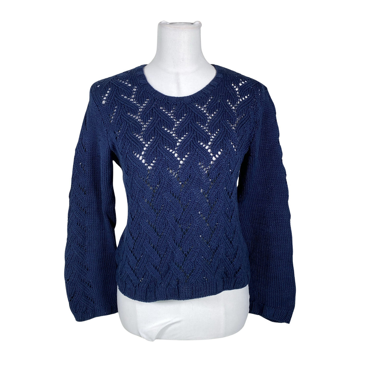 Naisten Handmade - Neulepaita, koko 38 - Sininen (1)