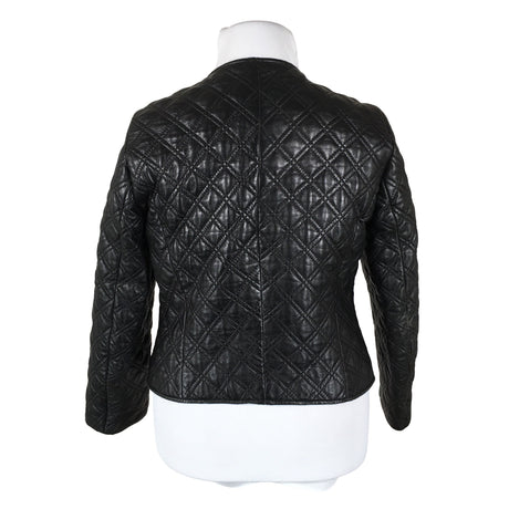 Naisten Basic Apparel - Nahkatakki, koko 42 - Musta (2)