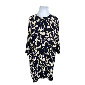 Naisten Marimekko - Sifonkimekko, koko 42 - Musta (1)