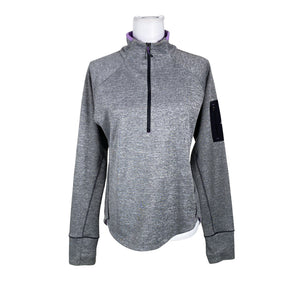 Naisten New Balance - Urheilupaita, pitkät hihat, koko 38 - Harmaa (1)