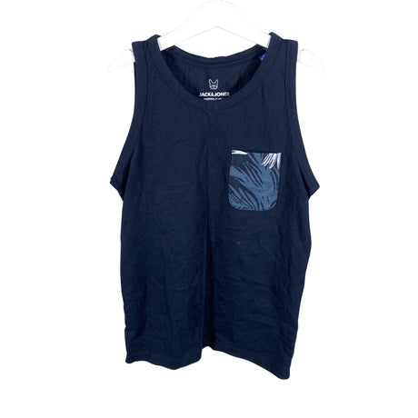Unisex Jack & Jones - Hihaton paita, koko 146 - 152 - Sininen ()