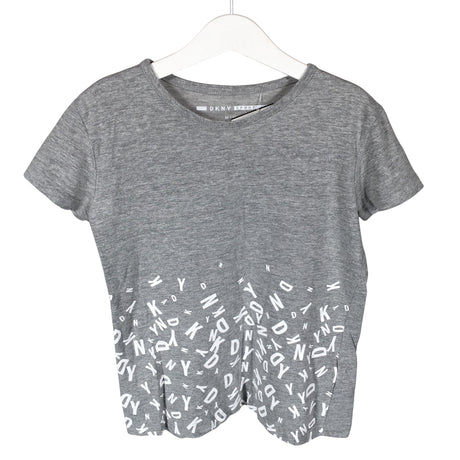 Tyttöjen DKNY - T-paita, koko 134 - 140 - Harmaa ()