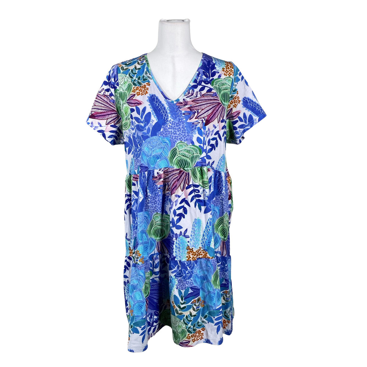 Naisten Toive - Trikoomekko, koko 40 - Violetti (1)