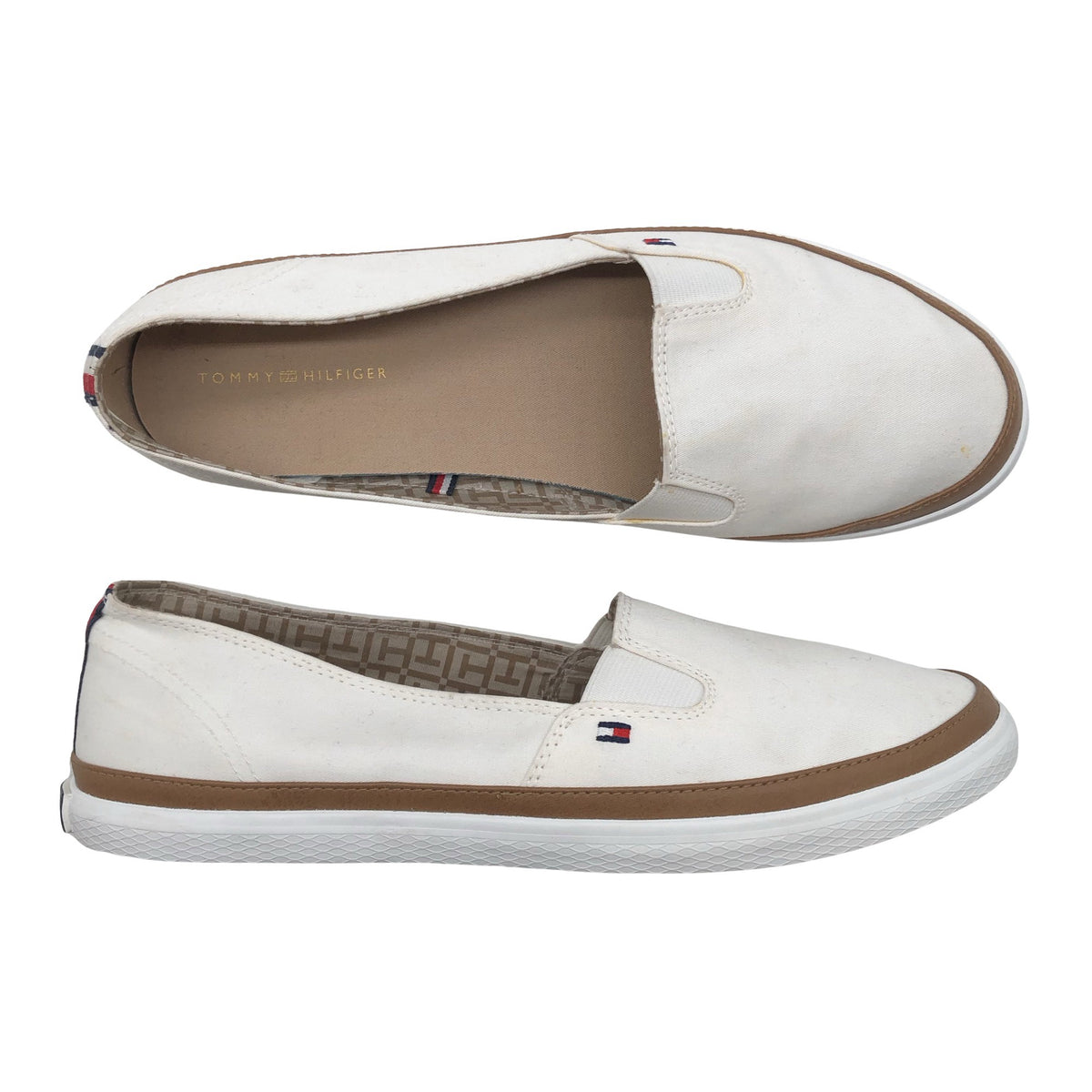 Naisten Tommy Hilfiger - Loaferit, koko 39 - Valkoinen (1)
