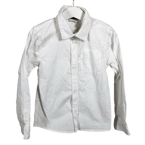 Unisex Name It - Kauluspaita, koko 110 - 116 - Valkoinen (1)