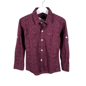 Poikien Armani Jeans - Kauluspaita, koko 110 - 116 - Viininpunainen (1)