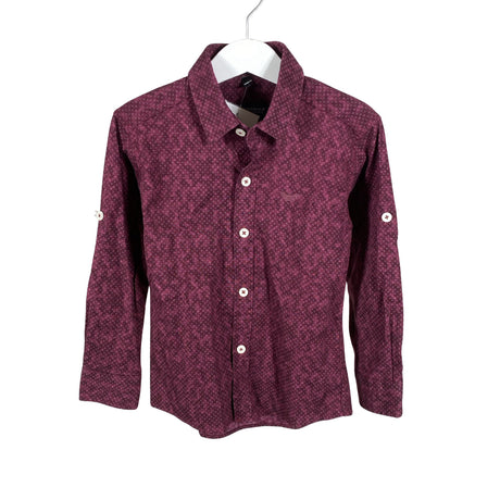 Poikien Armani Jeans - Kauluspaita, koko 110 - 116 - Viininpunainen ()