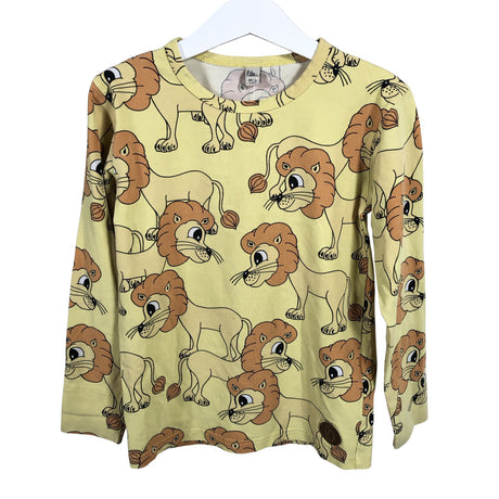 Unisex Blaa - Trikoopaita, koko 110 - 116 - Keltainen ()