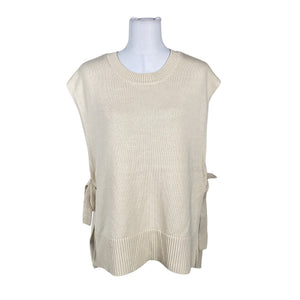 Naisten Selected - Neuleliivi, koko 38 - Beige (1)