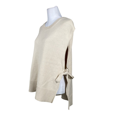 Naisten Selected - Neuleliivi, koko 38 - Beige (2)