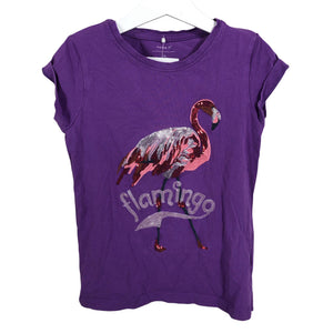 Unisex Name It - T-paita, koko 122 - 128 - Violetti (1)