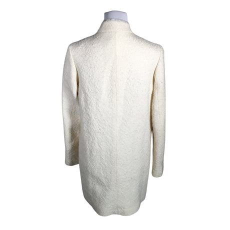 Naisten Esprit - Villakangastakki, koko 36 - Beige (2)