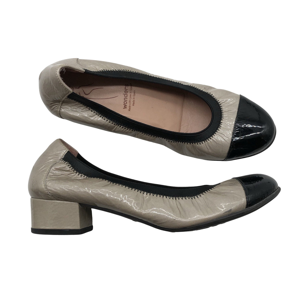 Naisten Wonders - Korkokengät, koko 37 - Beige (1)