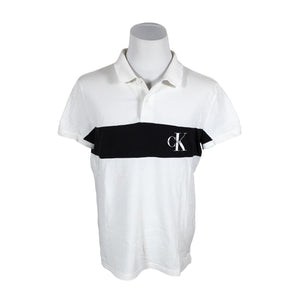 Miesten Calvin Klein Jeans - Pikeepaita, koko L - Valkoinen (1)