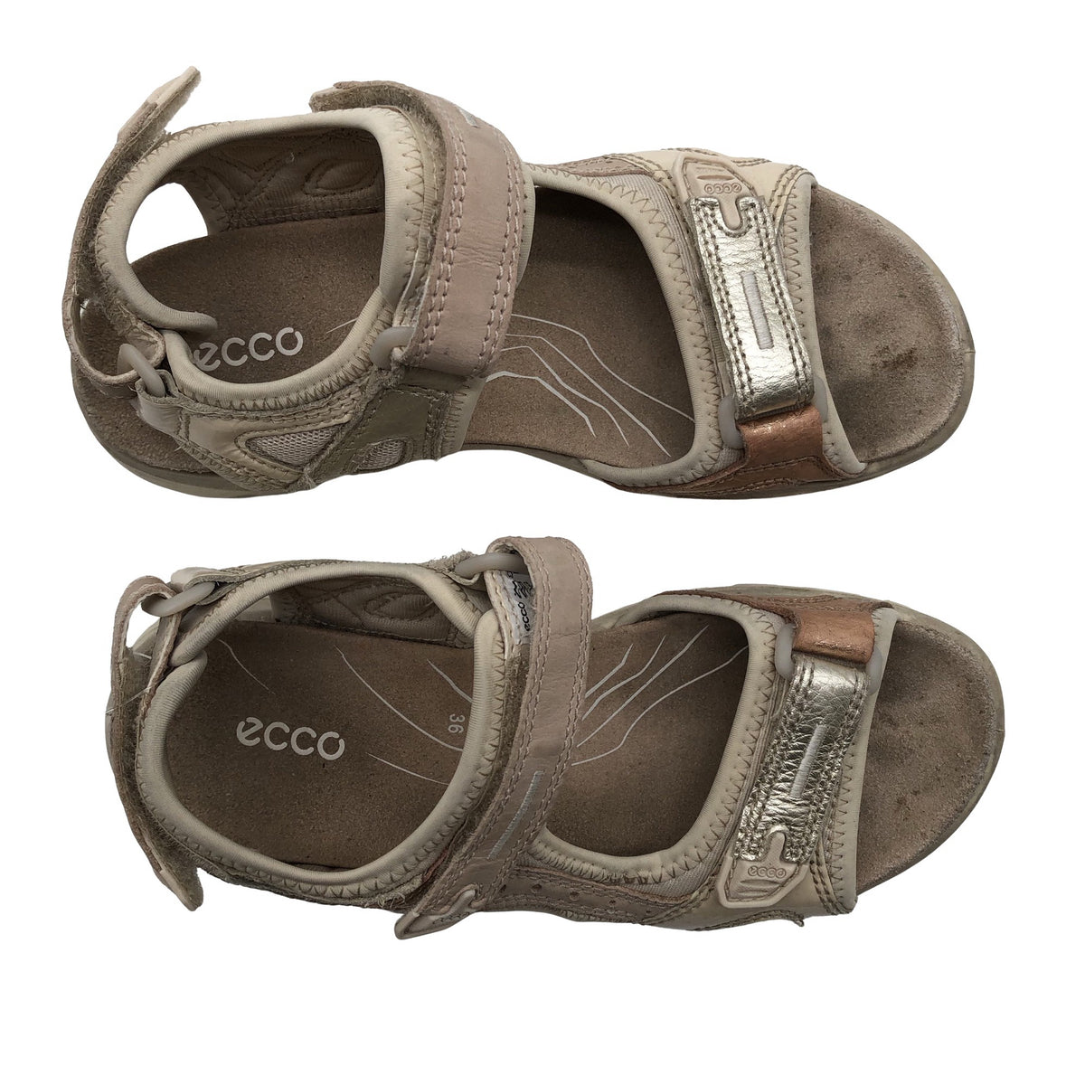 Tyttöjen Ecco - Sandaalit, koko 36 - Beige (1)