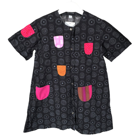 Tyttöjen Marimekko - Kangasmekko, koko 122 - 128 - Harmaa ()