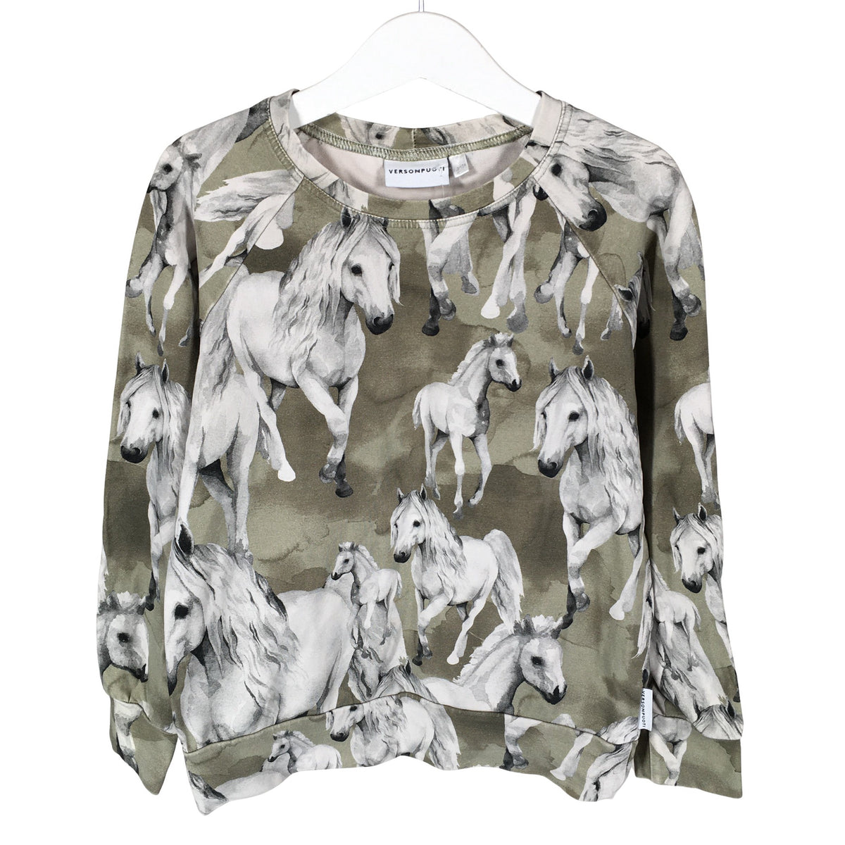 Unisex Versonpuoti - Trikoopaita, koko 128 - 134 - Vihreä (1)