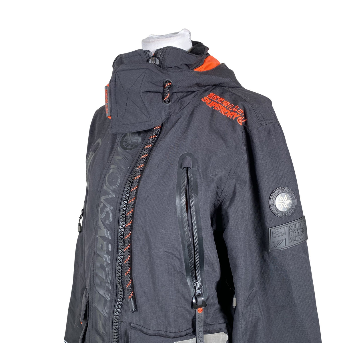 Naisten Superdry - Toppatakki, koko 40 - Musta (2)
