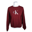Naisten Calvin Klein Jeans - Collegepaita, koko 38 - Viininpunainen ()