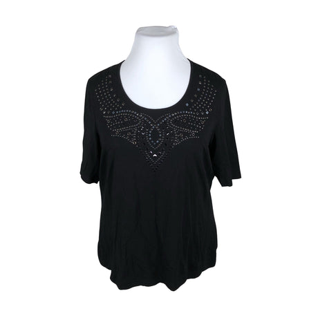 Naisten Gerry Weber - T-paita, koko 46 - Musta ()