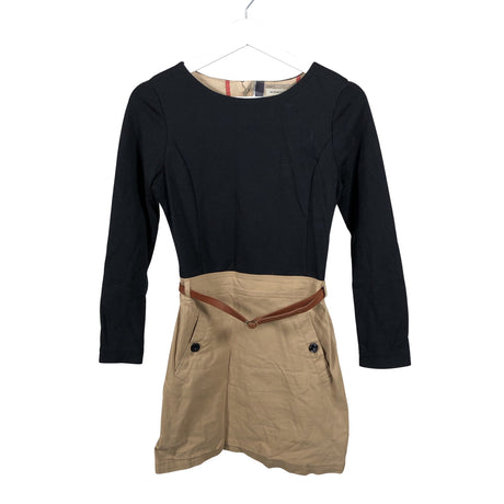 Tyttöjen Burberry - Trikoomekko, koko 146 - 152 - Beige ()