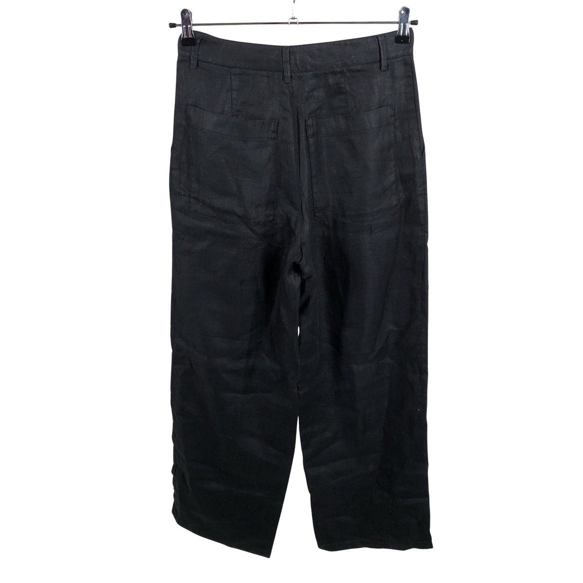 Naisten Massimo Dutti - Kangashousut, koko 34 - Musta (2)