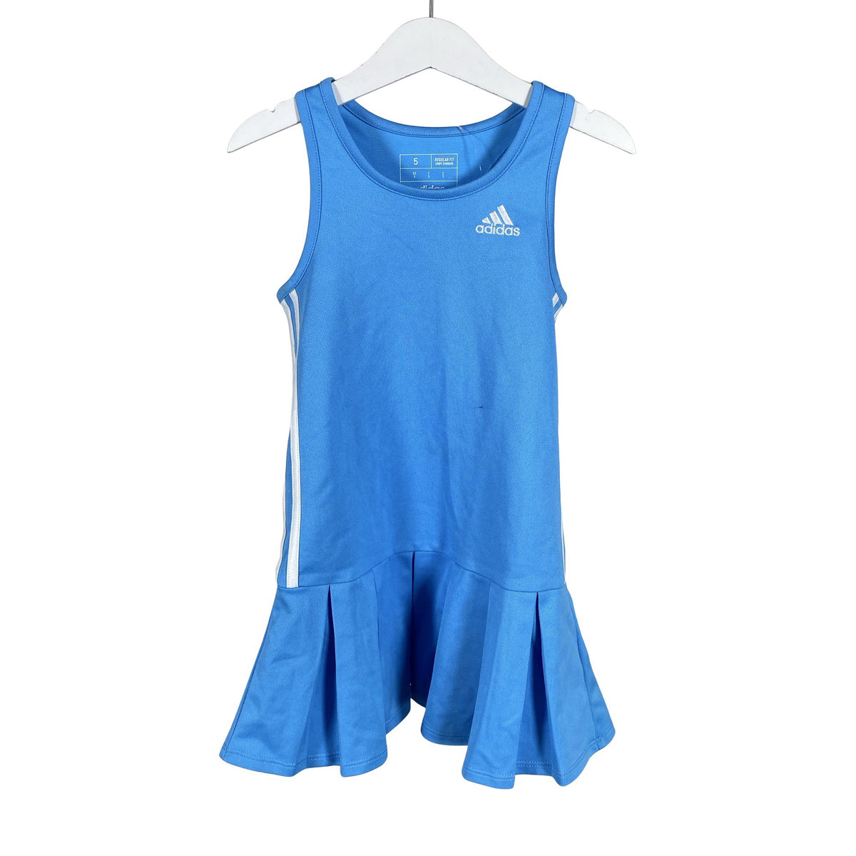 Tyttöjen Adidas - Pikeemekko, koko 104 - 110 - Vaaleansininen (1)